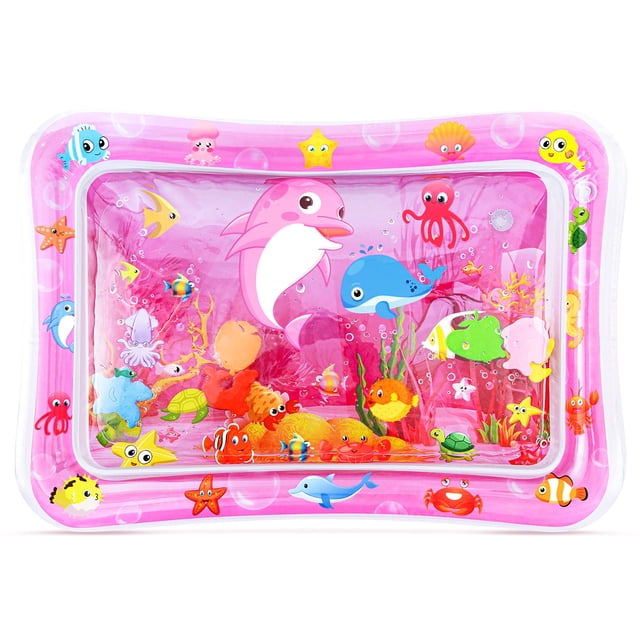Alfombrilla de agua Tummy Time Yeeeasy para niñas de 0 a 12 meses