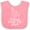 Pink and White, variant on Inktastic Future Water Polo Player Boys or Girls Baby Bib