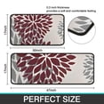 thumbnail image 7 of Red and Gray Floral Pattern Kitchen Rugs Sets Of 2,Anti Fatigue Kitchen Mat Rugs Non Slip Washable,Decorative Kitchen Floor Mats for Kitchen,Sink,Laundry,17"X30"+17"X47", 7 of 7