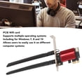thumbnail image 3 of WiFi  Card, 2.4G 5G Heat Dissipation NFA344A Pro Aluminum Alloy PCB PCIE WiFi Card  For Desktop Computer, 3 of 8
