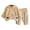 X#848Khaki1477, variant on CAIVO Boys Cozy Thermal Outfit Sets Long Sleeve Two Piece Outfit Sets Tops Pants Kids Winter Outfit Sets Soft Wear Toddler Children 2-3 Years