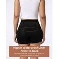thumbnail image 5 of INNERSY Womens Breathable Period Boxers Underwear High-Waist Menstrual Panties 3-Pack(L,Black Without Logo), 5 of 12