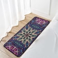 thumbnail image 7 of Area Rugs Carpet for Bedroom Floor Kitchen Rugs Multi Retro Ethnic Style Pattern Door mat Bedside Runner Rug Living Room Washable Non Slip 39×20in, 7 of 7