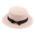 thumbnail image 1 of WEIYLL Chapeau de Soleil pour Femmes Robe de Douche Pare-Soleil Mariage Grand Fleur Protection Solaire Plage Haut Plat Rétro, 1 of 3