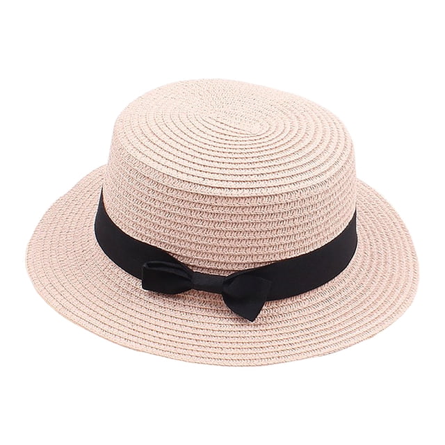 WEIYLL Chapeau de Soleil pour Femmes Robe de Douche Pare-Soleil Mariage Grand Fleur Protection Solaire Plage Haut Plat Rétro