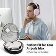 thumbnail image 7 of Case for Airpods Max Headphones, Silicone Cover for Apple Airpod Max,Accessories Cases (Pink,Black case), 7 of 7
