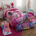 thumbnail image 6 of Trolls Kids Fleece Twin/Full Blanket, 62 x 90, Pink, Dreamworks, 6 of 6