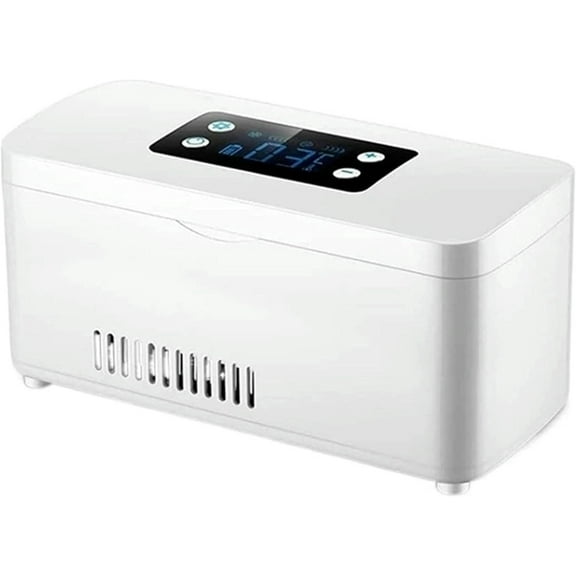 GXCZ Insulin Refrigerator, Insulin Cooler, Portable Travel Refrigerator, Insulin Cooler, Smart Refrigerator With LCD Screen, Medication Box, Insulin Cooler