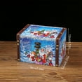 thumbnail image 3 of Ynlkorvg Food Storage Christmas Leather Wooden Storage Box Desktop Sundries Storage Box Candy Packaging Box Gift Box, 3 of 9