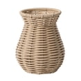 thumbnail image 3 of HIELLFQ Rattan Vase Spring Decor, 5.7" Decorative Wicker Vase for Dry Flower Office Home Decor, Handmade Basket Vase for Living Room Bedroom, 3 of 11