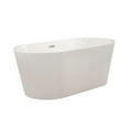 thumbnail image 6 of Altair Design Cielo 59" x 30" Freestanding Soaking Acrylic Bathtub, 6 of 15