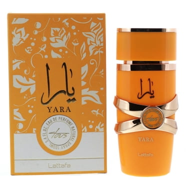 Lattafa Yara for Women Eau de Parfum Spray, 3.40 Ounce / 100 ml (Yellow,One Size)