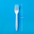 Solo Plastic Forks, White, 500 Ct