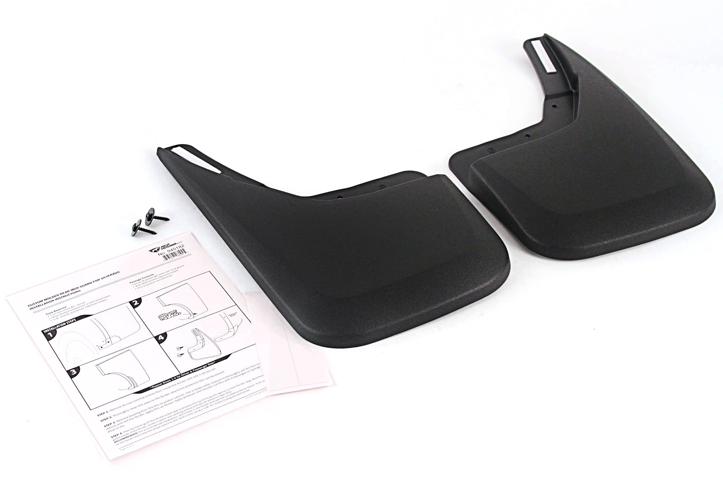 2015 SILVERADO 2500 3500 MOLDED SPLASH GUARDS MUD FLAPS FRONT /& REAR NEW BODY STYLE GM#22894857 /& GM#22894863 2014 SILVERADO 1500