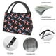 thumbnail image 4 of Fotbe Surfing Santa Bolsa Térmica Portátil con Estampado, Bolsa de Entrega de Alimentos Aislada, Bolsa Reutilizable de Gran Capacidad para Comidas y Supermercado, 4 of 6
