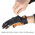 thumbnail image 2 of Tignapoo Touchscreen-Compatible Full-Finger Cycling Gloves for All Seasons - Anti-Slip, Shock-Absorbing, Breathable Design with Reflective Strips and Sweat Wipe Feature, Size M (Palm Width 9cm) -, 2 of 7