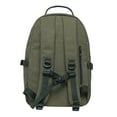 thumbnail image 5 of KAUKKO Vintage Casual polyster and Leather Rucksack Backpack (Canvas Green）, 5 of 5