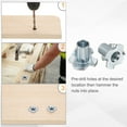 thumbnail image 6 of 1/4x7mm T-Nuts 4 Pronged 0.71" x 0.28" Tee Nut Carbon Steel Half Thread 100packs, 6 of 7