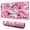 Camouflage Rose, variante sur Tapis de Souris Camouflage Rose Gris Imperméable, Caoutchouc+multispandex Antidérapant pour Bureau Maison Jeu 31.5x15.7 Pouces