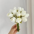 thumbnail image 4 of Horivan Artificial Silk Flower Bouquet Realistic Fake Flowers for Wedding Centerpieces, Home Decor, Photography Props, Vase Fillers, Long Lasting Floral Arrangement Spring Summer Decor, 4 of 7