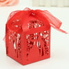 12Pcs Laser Cut Paper Ribbon Sweets Candy Boxes Wedding Party Favors Gift Bag Valentines Day Decoration