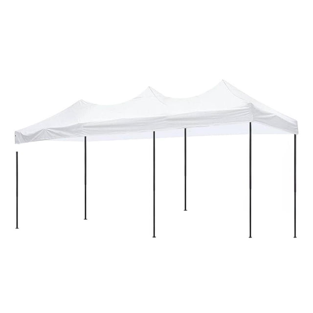 Carpa JARDIMANÍA 3x6 m Toldo Antisombra con Protección de Rayos UV Blanco