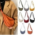 thumbnail image 2 of ATJIA Crossbody Bag Hobo Sling Crescent Bag Women Men Trendy Small Shoulder Bag Purse Dumpling Bag Casual Handbag Adjustable Strap, 2 of 14