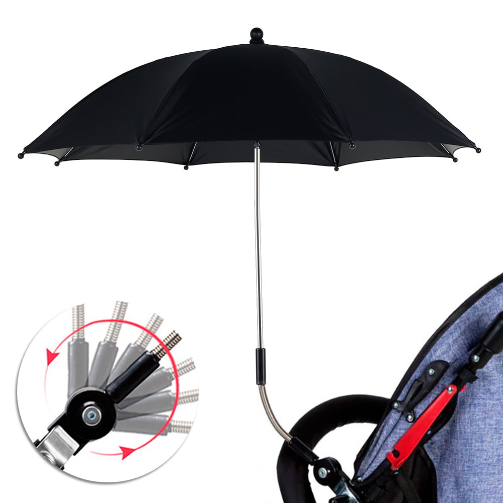 Universal UV Parasol Sun Canopy pram Buggy Pushchairs Clip on Stroller Umbrella