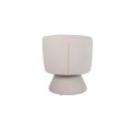 thumbnail image 3 of Swivel Barrel Chair, Upholstered Swivel Cuddle Accent Sofa Chairs for Living Room, Comfy 360 Degree Modern Round Swivel Armchair for Bedroom, Office, Hotel (Beige, Linen), 3 of 8