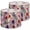 Color 3, variant on Linen Drum Lamp Shades Vintage Floral Damask Red Gold Flowers Cream 13" x 13" x 10" Lampshade for Table Lamps Floor Lamps Lamp Shade Replacement Easy Assembly Required