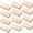 Natural Wood Color, variant on 12 Pieces Wood Place Card Holders Wood Sign Table Number Stands Name Card Holder for Wedding Party Events Decoration(3 x 1.6 x 0.8 Inch,White)