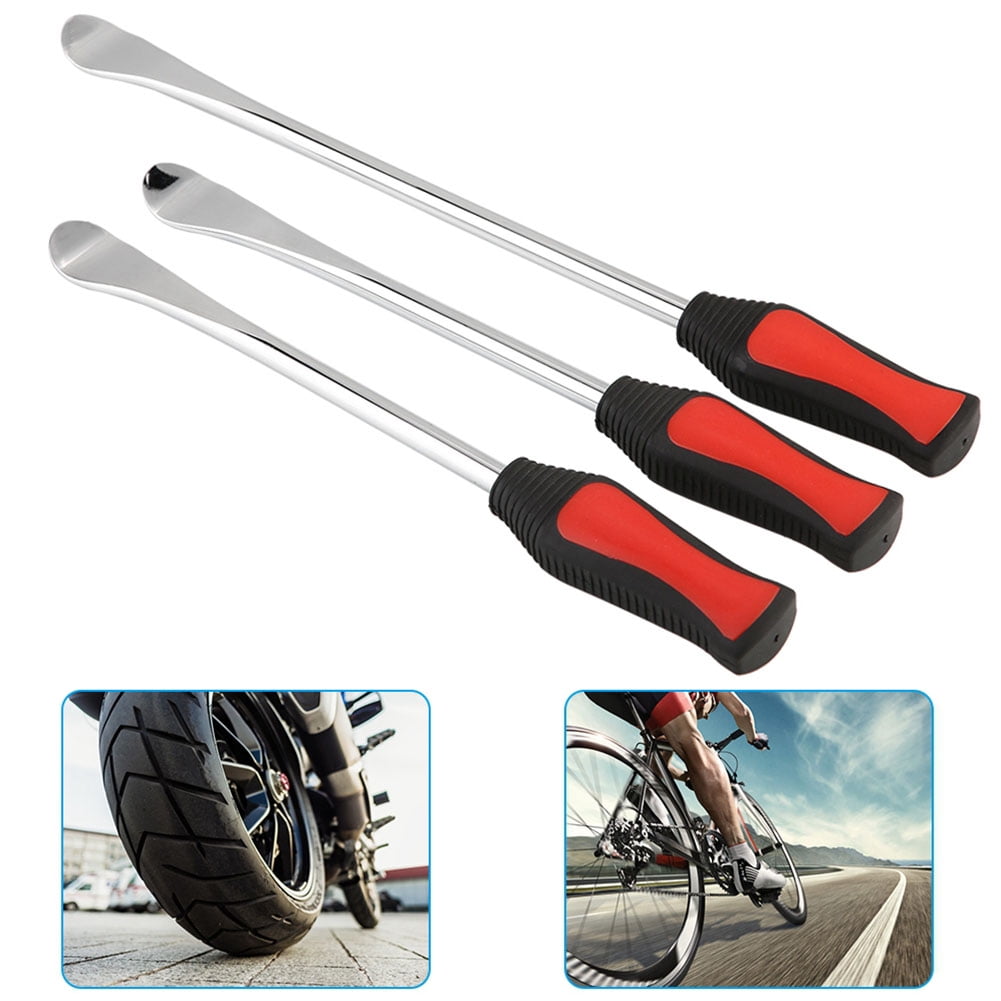 14.5+11.5inch Motorcycle Tire Changing Spoons Lever Iron Wheel Protector Valve Tool Kit Tire Lever Tool Kit 