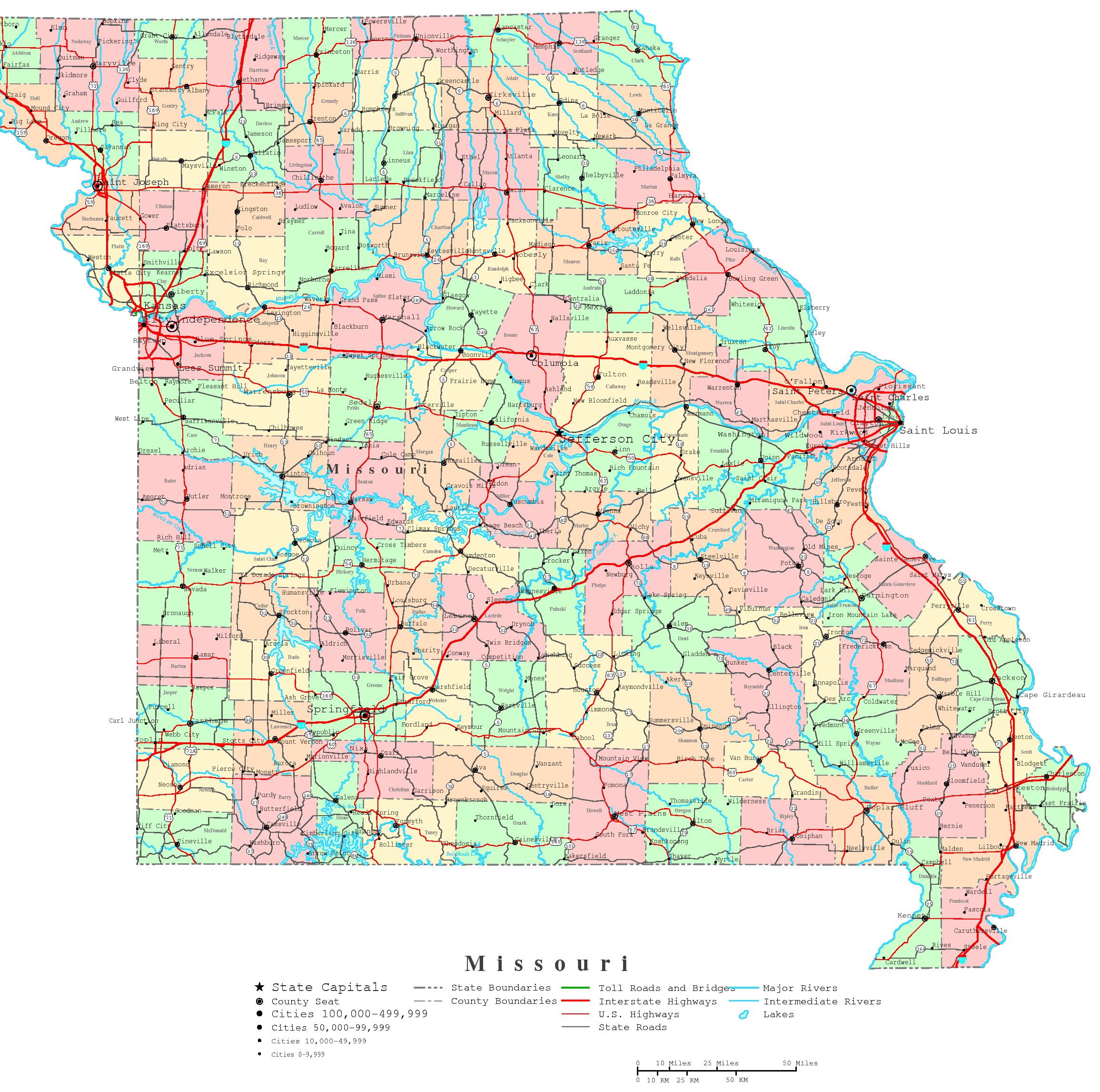 Mo City Limits Map Images And Photos Finder