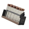 thumbnail image 4 of simhoa Coffee Bean Seal Tubes Display Rack 21.5x9x8cm Portable Multifunctional for Efficient Portion Control Lightweight Wooden Base Long Tubes, 4 of 8
