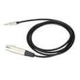 thumbnail image 3 of Línea De Sonido, Xlr Femenino A 3.5 Mm Cable Adaptador Masculino 24k Dorado Dorado Con Blindaje Para Teclados, 3 of 7