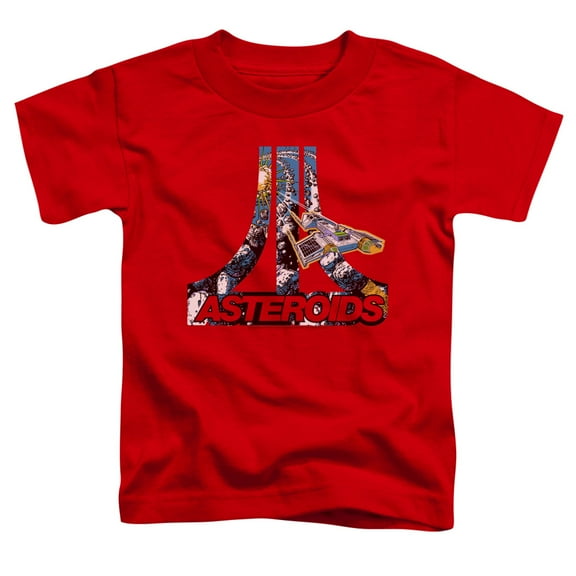 Atari Asteroids Atari S/S Toddler T-Shirt Red