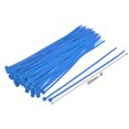 thumbnail image 2 of Uxcell 8-Inch 0.14-Inch Width Self-Locking Zip Ties Nylon Blue  Cable Ties 100 Pack, 2 of 5