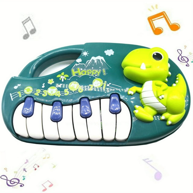 Baby Piano Toys, Animal Music Keyboard, Dinosaur Music Baby Toys 18 Months Early Learning Educational Piano Keyboard Baby Toys For Baby Girls Piano Toys Gift Toys For 8-12 Years Old Boys Girls
