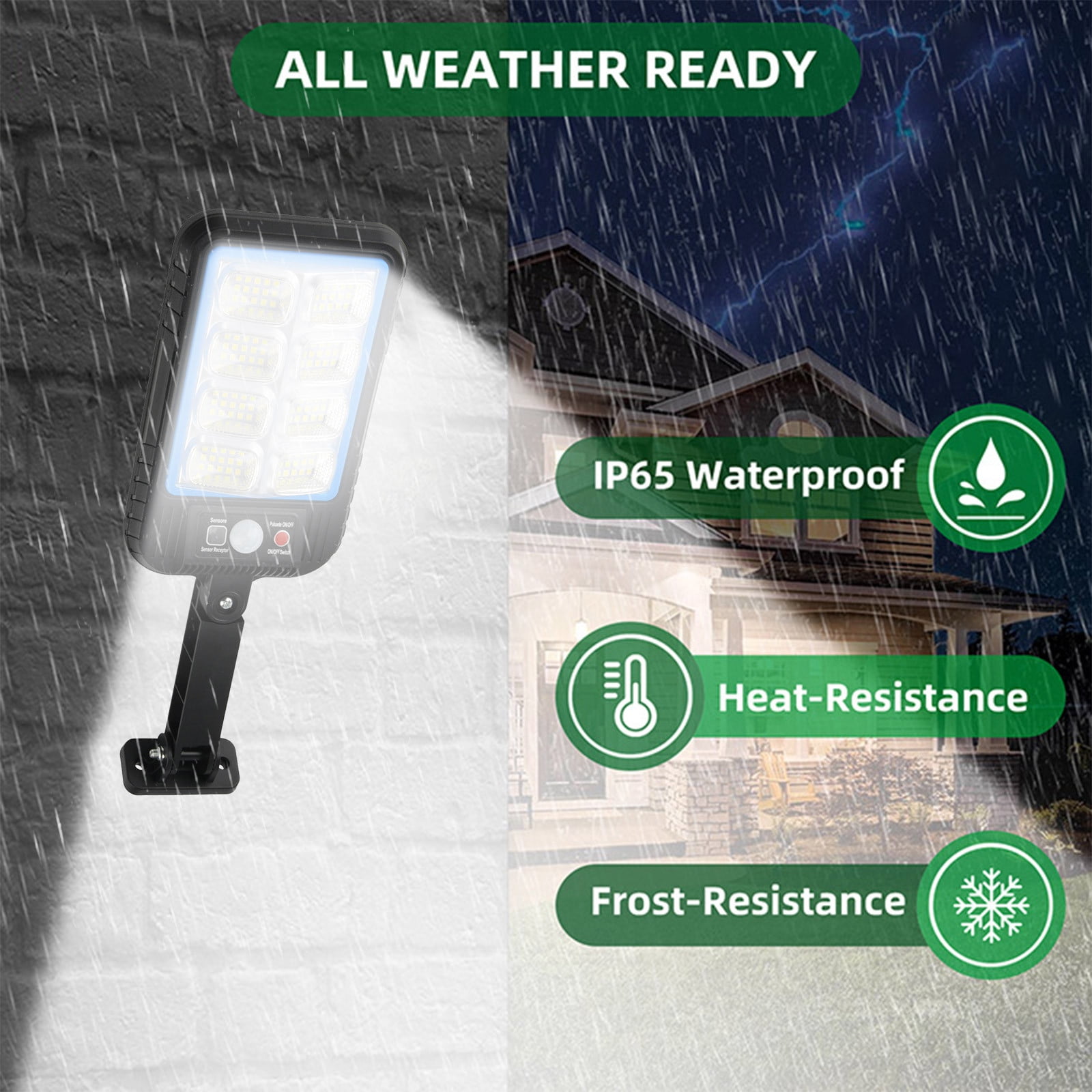 4-Pack Solar Outdoor Lights, Motion Sensor Flood Light with 3 Modes, Dusk to Dawn Solar Powered Street Light, Waterproof Security Wall Lamps with Remote Control for Yard, Garden, Garage