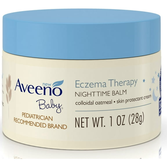 Aveeno Baby Eczema Therapy Nighttime Balm 1 oz (Pack of 3)