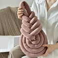thumbnail image 6 of PONPRNGY Elastic Vevet Handmade Weave Pillow Knot Pillow Harp, Floor Cushion Household Throw Pillow Harp Decoration, 6 of 6