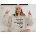 thumbnail image 2 of Moonlight Apparel Sweatshirt Women's Long Sleeve Oversized Pullover for Winter Crewneck Funny Graphic Sweater Soft Fleece Loungewear & Stylish Shirt Casual Wear, 2 of 6
