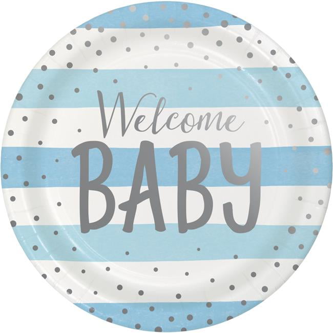Converting Baby Shower Party 9" Dinner Plates 