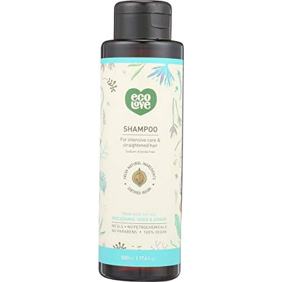 Eco Love, Shampoo Intensive Care Straightened Hair, 17.6 Fl Oz