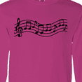 thumbnail image 4 of Inktastic Music Staff Musical Long Sleeve T-Shirt, 4 of 5