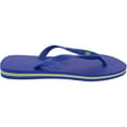 thumbnail image 2 of Havaianas Women's Brazil Logo Flip flops - Spring and Summer Sandals for Women - Marine Blue, 6, 2 of 3