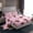 Pink, variant on Feelyou Cartoon Stars Plum Twin Sheet Sets, Cheetah Print Bedding, 3-Piece