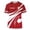 Red, variant on Unisex Soccer Jersey 2026 Soccer Cup Crew Neck Sports Football Fan Shirts USA Mexico Canada Print Graphic Tees Red 22