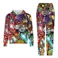 thumbnail image 5 of The Cuphead Show Tracksuit Pullover Hoodie And Sweatpants 2 Pieces Sweatsuit Jogging Pants Set for Boys Girls, 5 of 7