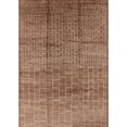 thumbnail image 1 of Ahgly Company Machine Washable Indoor Rectangle Industrial Modern Light Copper Gold Area Rugs, 5' x 7', 1 of 7